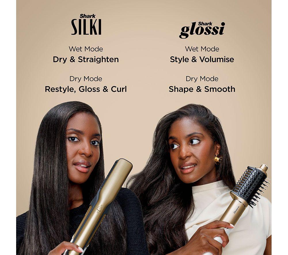 SHARK Glam Straight, Waves & Curls HD6052SUK Multi-Styler - Gold image number 9 of 16