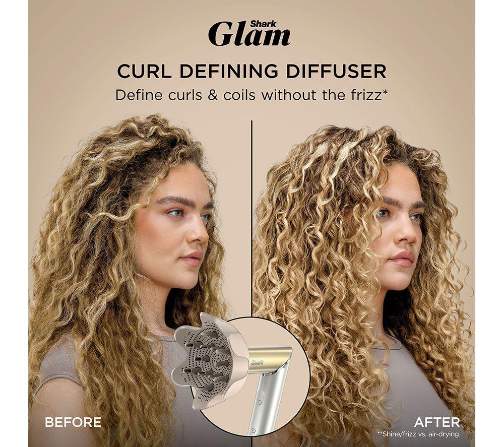 SHARK Glam Straight, Waves & Curls HD6052SUK Multi-Styler - Gold image number 16 of 16