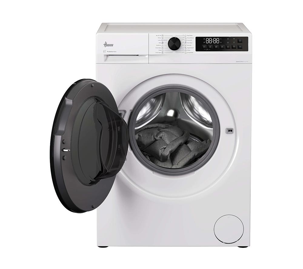 HOOVER Pro Wash Series 3 HBWR 496B8-80 WiFi-enabled 9 kg Washer Dryer - White image number 2 of 13