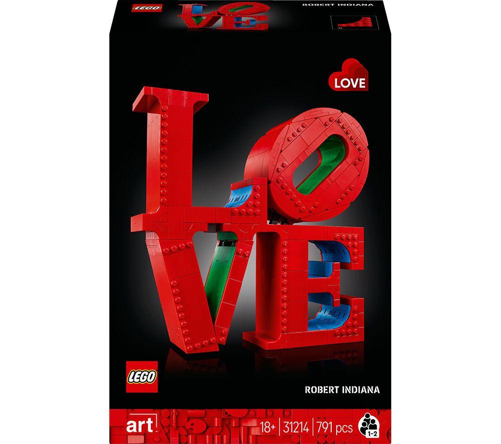LEGO Art 31214 LOVE Sculpture Home D&eacute;cor Set for Adults image number 3 of 4