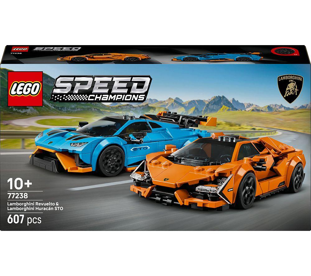 LEGO Speed Champions 77238 Lamborghini Revuelto & Huracan STO Set image number 3 of 4
