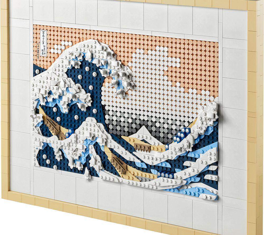 LEGO Art Hokusai 31208 - The Great Wave Wall Art Set for Adults