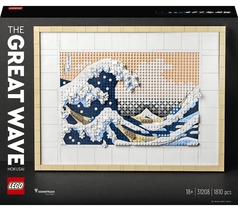 LEGO Art 31208 Hokusai - The Great Wave Wall Art Set for Adults image number 2 of 3