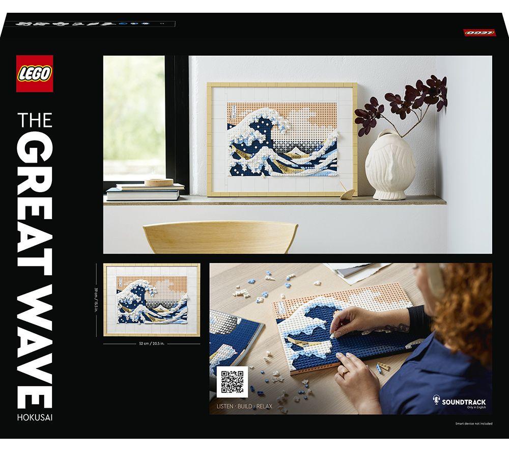 Buy LEGO Art 31208 Hokusai The Great Wave Wall Art Set for