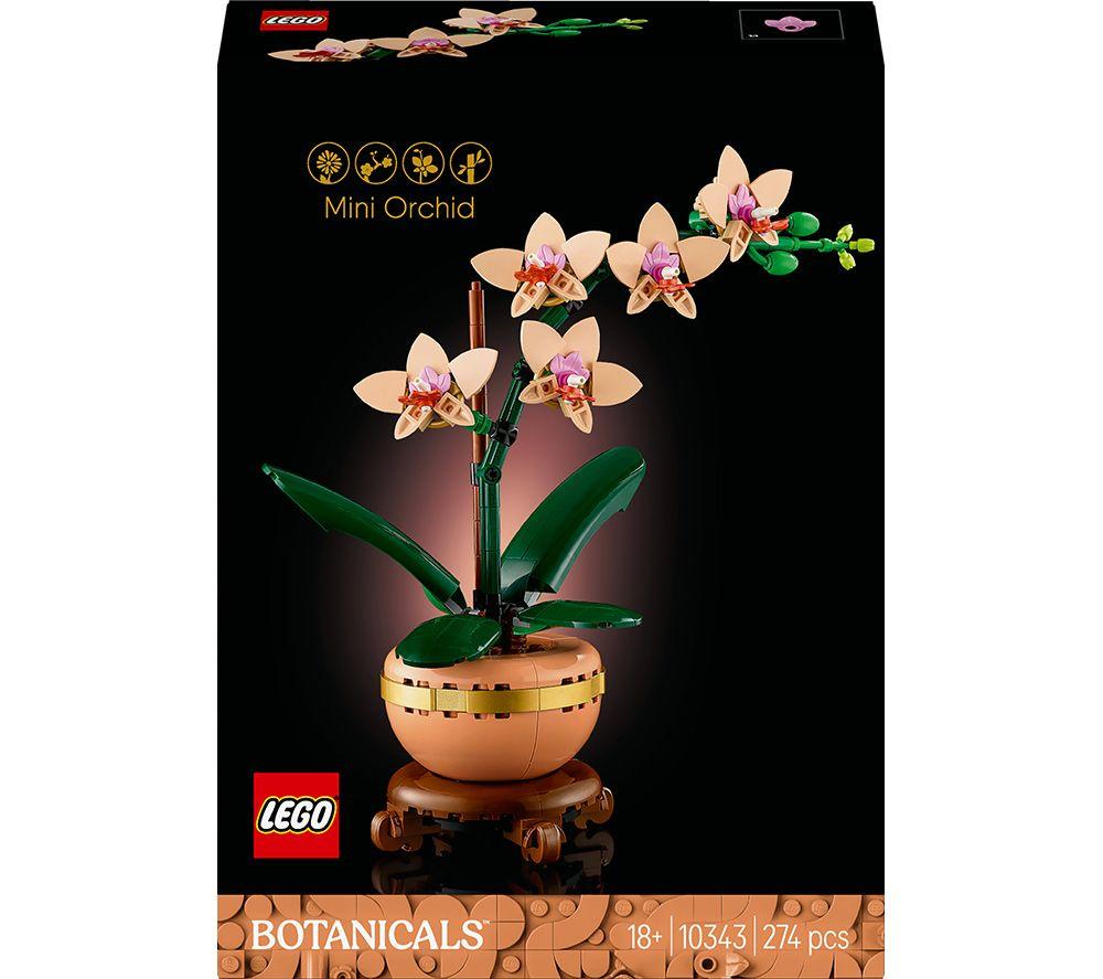 LEGO Botanicals 10343 Mini Orchid Home D&eacute;cor Set for Adults image number 4 of 4