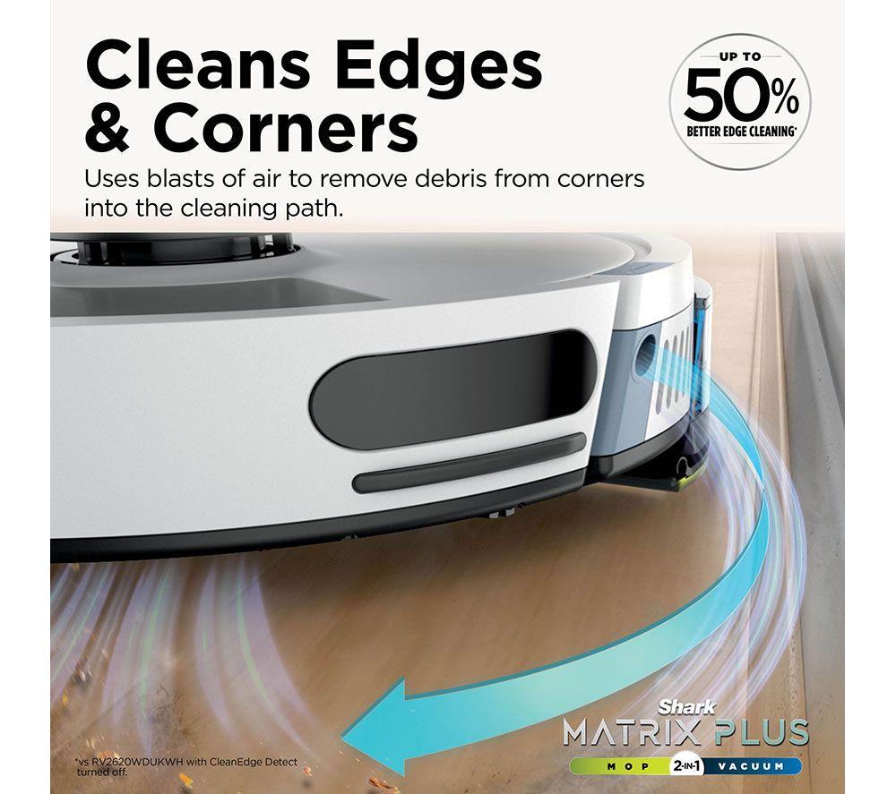 SHARK RV2620WDUKWH Matrix Plus 2-in-1 Robot Vacuum Cleaner - White & Silver image number 7 of 14