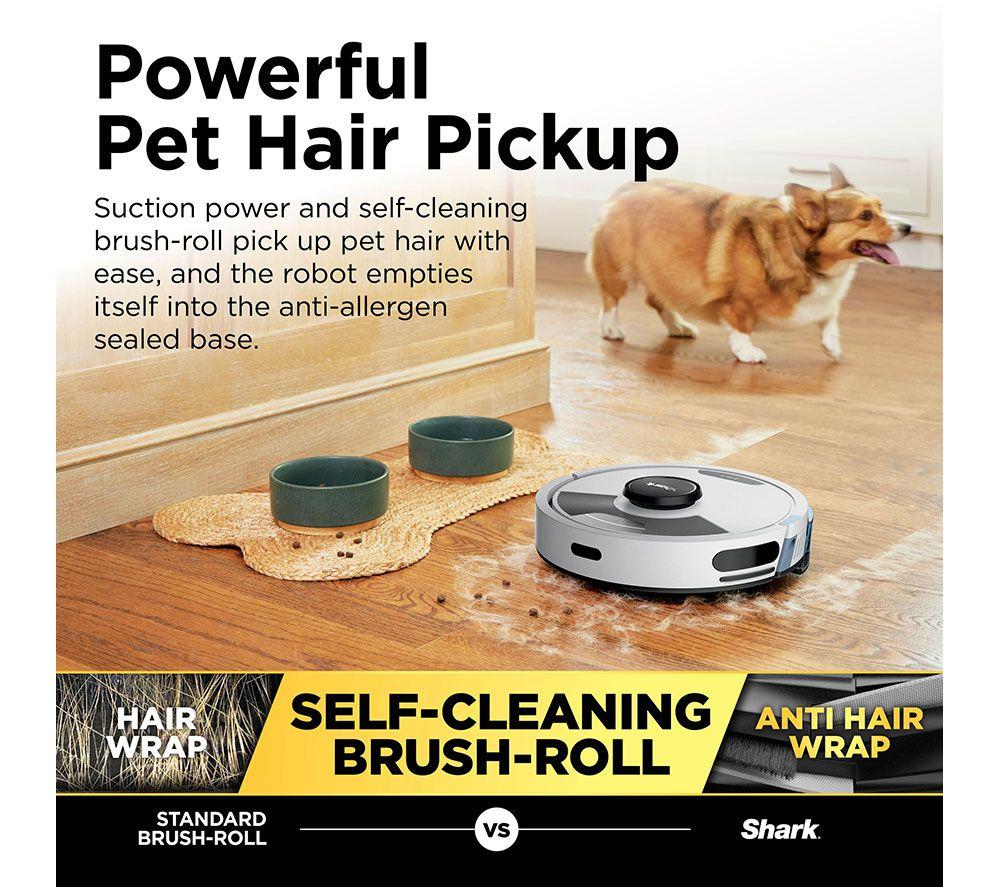 SHARK RV2620WDUKWH Matrix Plus 2-in-1 Robot Vacuum Cleaner - White & Silver image number 8 of 14