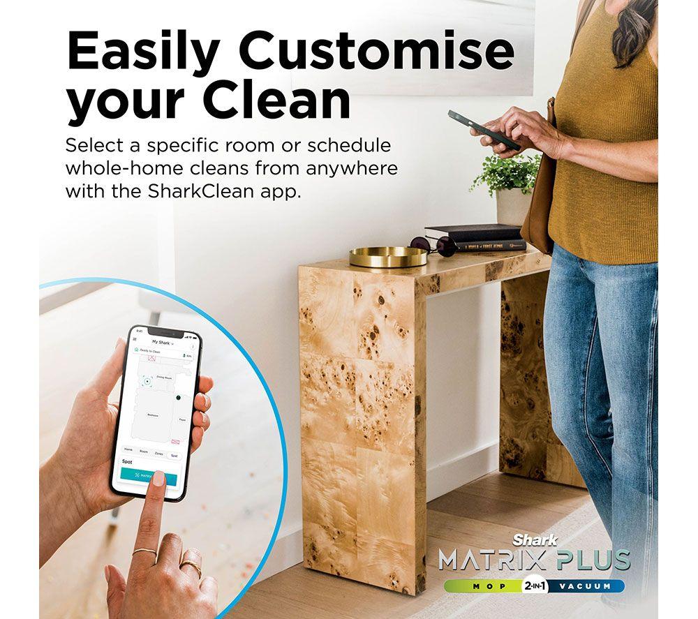 SHARK RV2620WDUKWH Matrix Plus 2-in-1 Robot Vacuum Cleaner - White & Silver image number 14 of 14