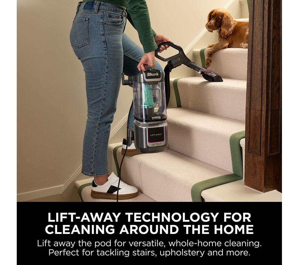 SHARK Detect Pet Pro with DuoClean LA450UKT Upright Bagless Vacuum Cleaner - Graphite Grey image number 4 of 9