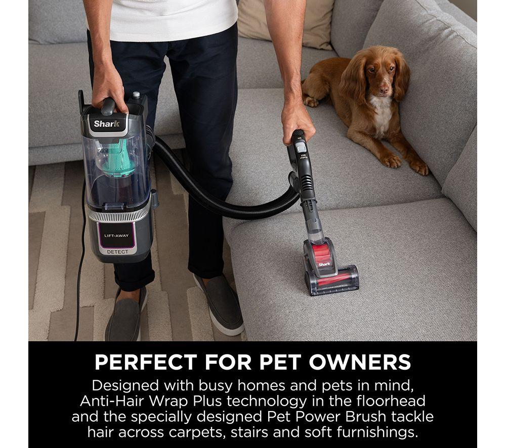 SHARK Detect Pet Pro with DuoClean LA450UKT Upright Bagless Vacuum Cleaner - Graphite Grey image number 5 of 9