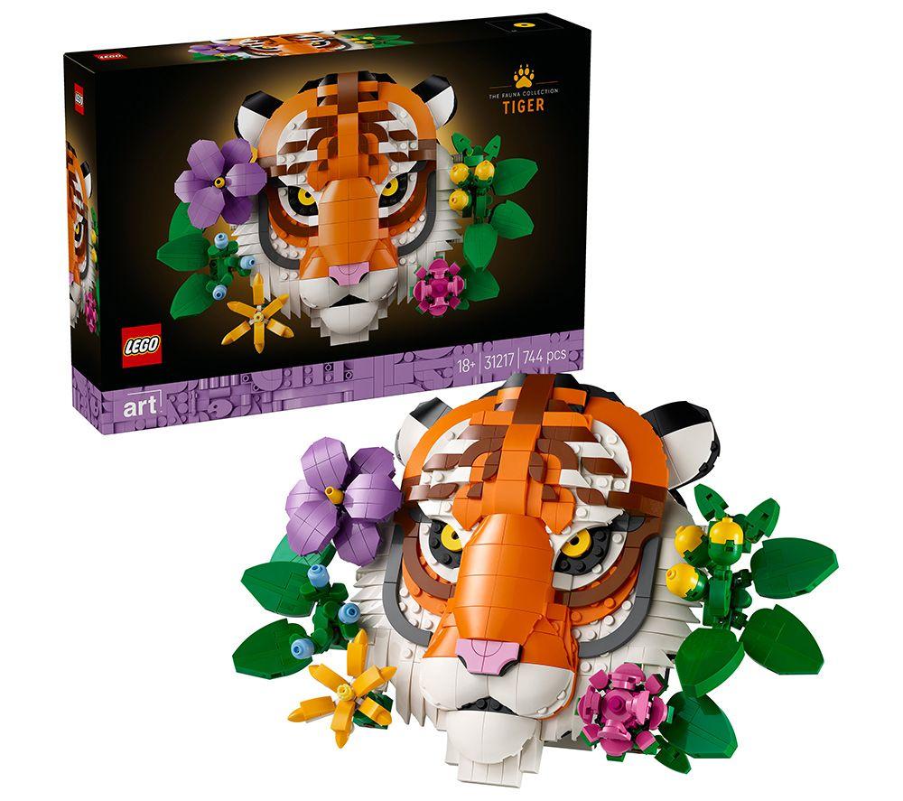 LEGO Art 31217 The Fauna Collection - Tiger Set for Adults image number 2 of 4