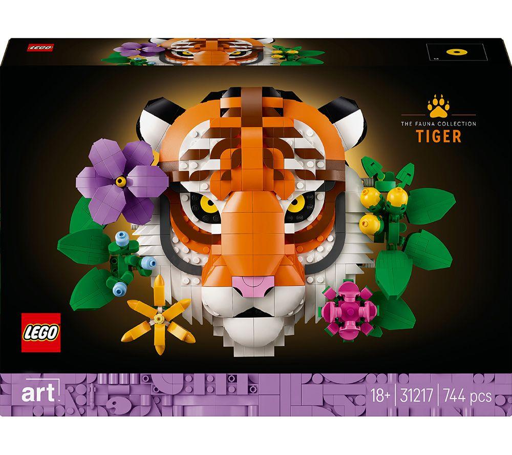 LEGO Art 31217 The Fauna Collection - Tiger Set for Adults image number 3 of 4