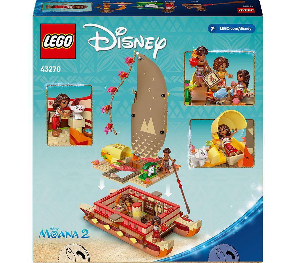 Buy LEGO Disney Princess 43270 Moana's Adventure Canoe Set Currys