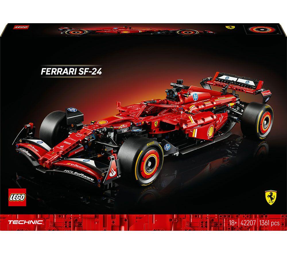 LEGO Technic 42207 Ferrari SF-24 F1 Car Set for Adults image number 3 of 4