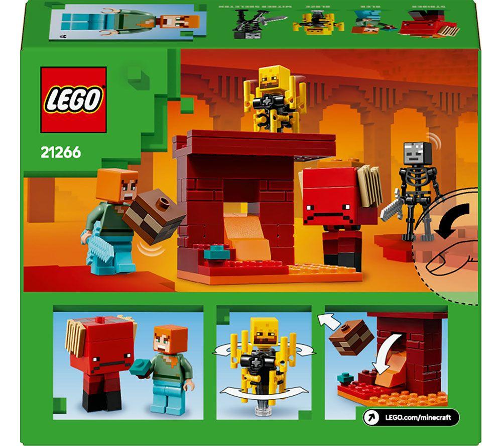 LEGO Minecraft 21266 The Nether Lava Battle Set image number 3 of 4