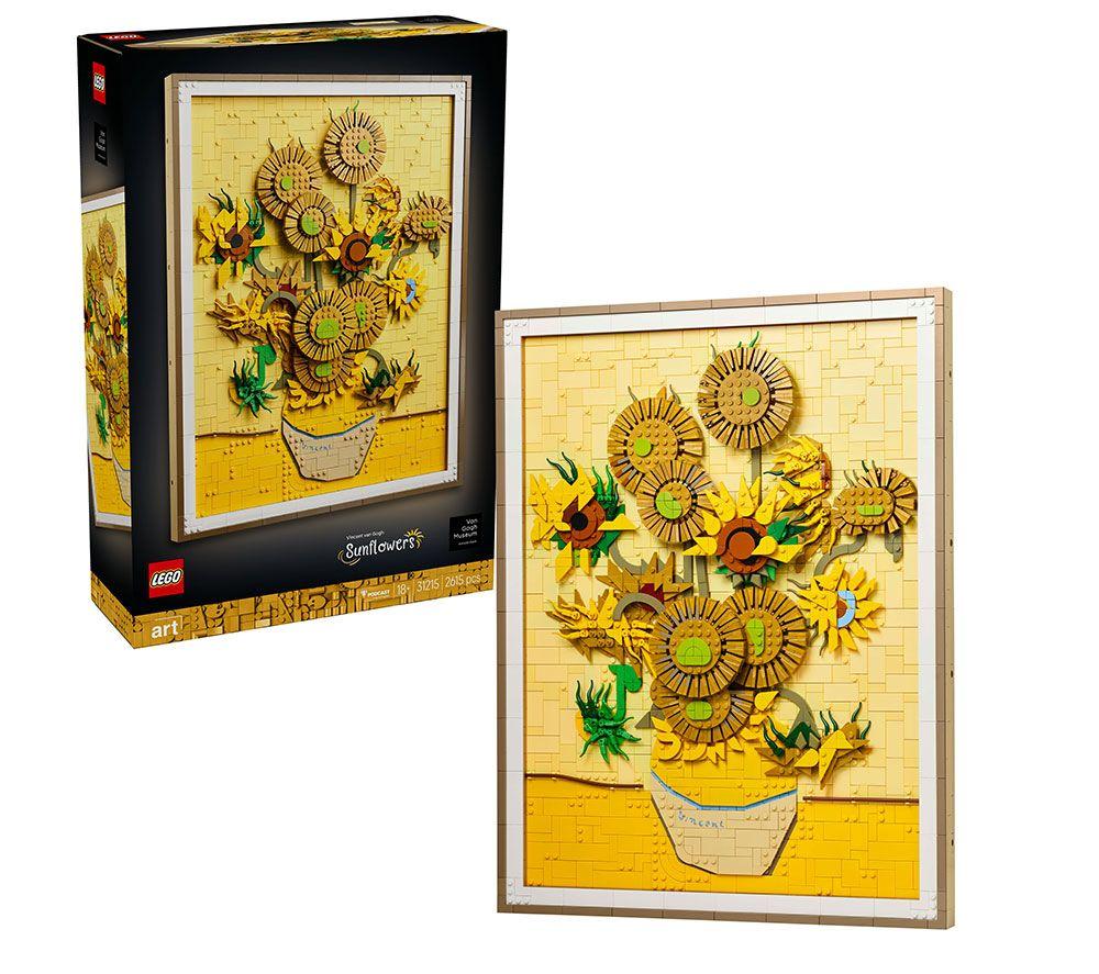 LEGO Art 31215 Vincent van Gogh - Sunflowers Wall Art Set for Adults image number 2 of 3