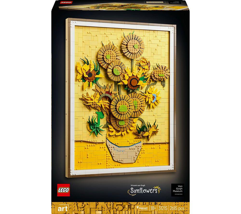 LEGO Art 31215 Vincent van Gogh - Sunflowers Wall Art Set for Adults image number 3 of 3