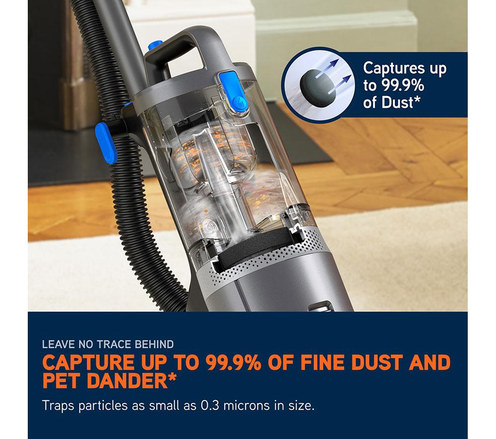VAX LiftOut Pet Upright Bagless Vacuum Cleaner - Graphite & Blue image number 8 of 10