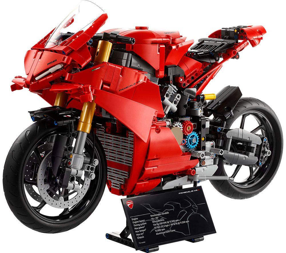 LEGO Technic 42202 Ducati Panigale V4 S Motorcycle Set for Adults image number 2 of 4