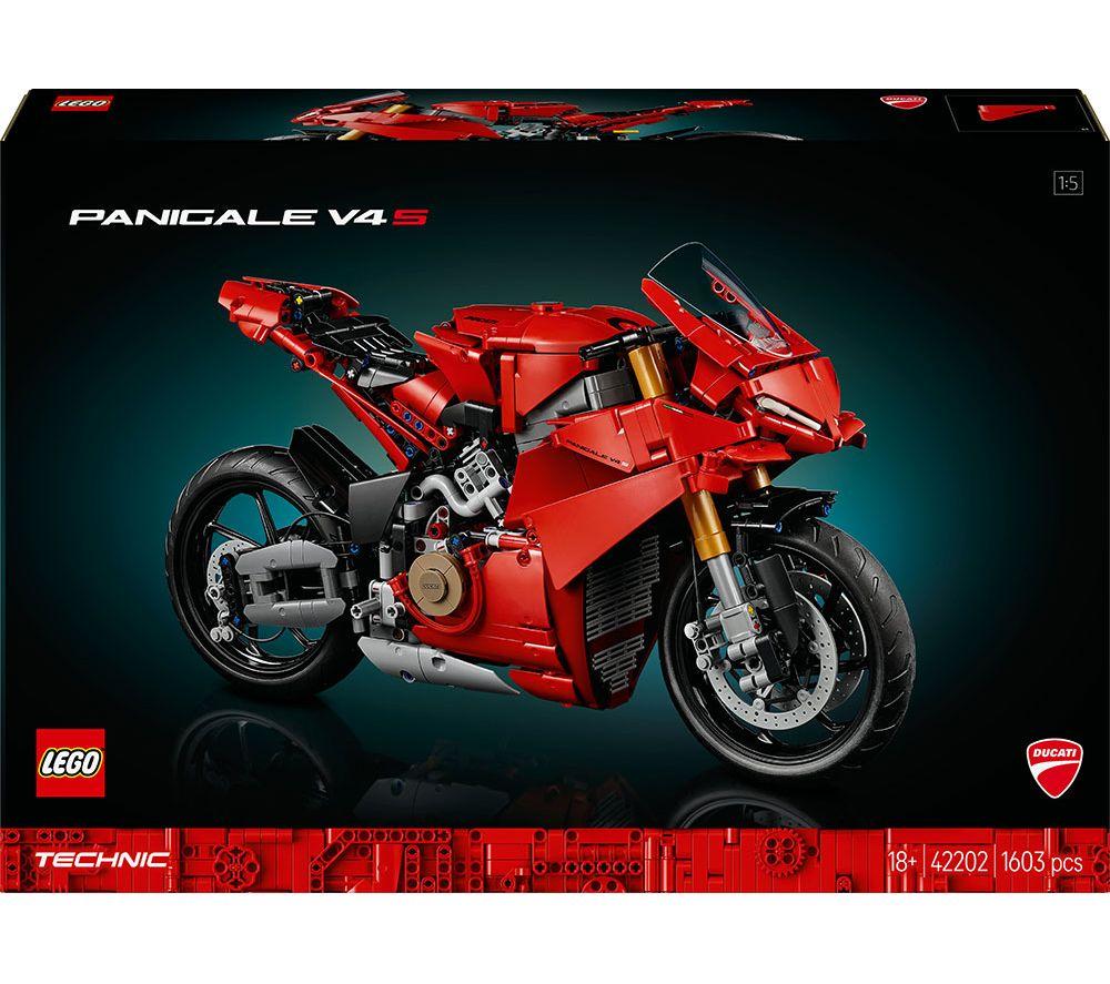 LEGO Technic 42202 Ducati Panigale V4 S Motorcycle Set for Adults image number 3 of 4