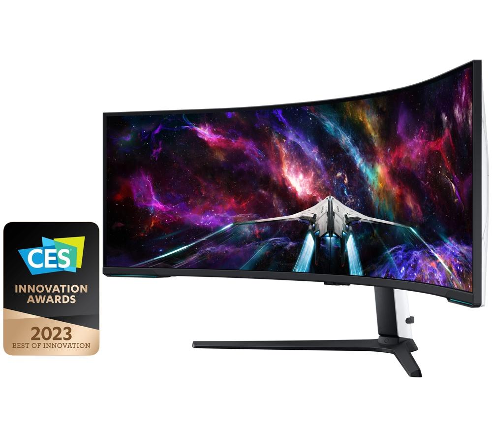 SAMSUNG Odyssey Neo G9 LS57CG952NUXXU 8K UHD 57" Curved Mini LED Gaming Monitor - Black & White image number 2 of 10