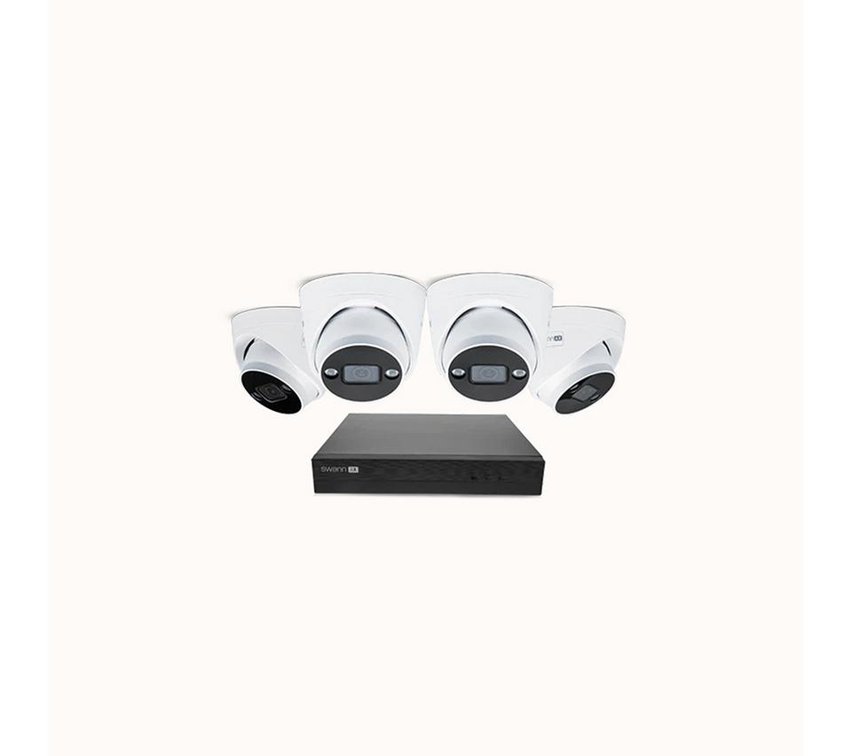 SWANN AdvancedX SWNVK-8ADVANX4D 8-channel 4K Ultra HD NVR Security System - 1TB, 4 Dome Cameras