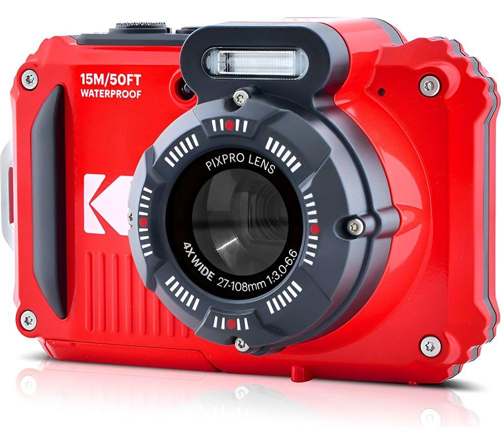 Buy KODAK PixPro WPZ2 Tough Compact Camera - Red | Currys