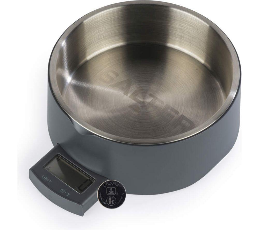 Salter Pet Bowl Scale - Grey, Silver/Grey