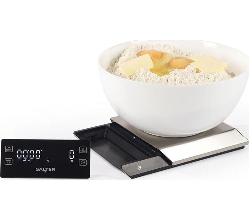 SALTER SA00697FEU12 Digital Kitchen Scale - Silver & Black image number 5 of 6