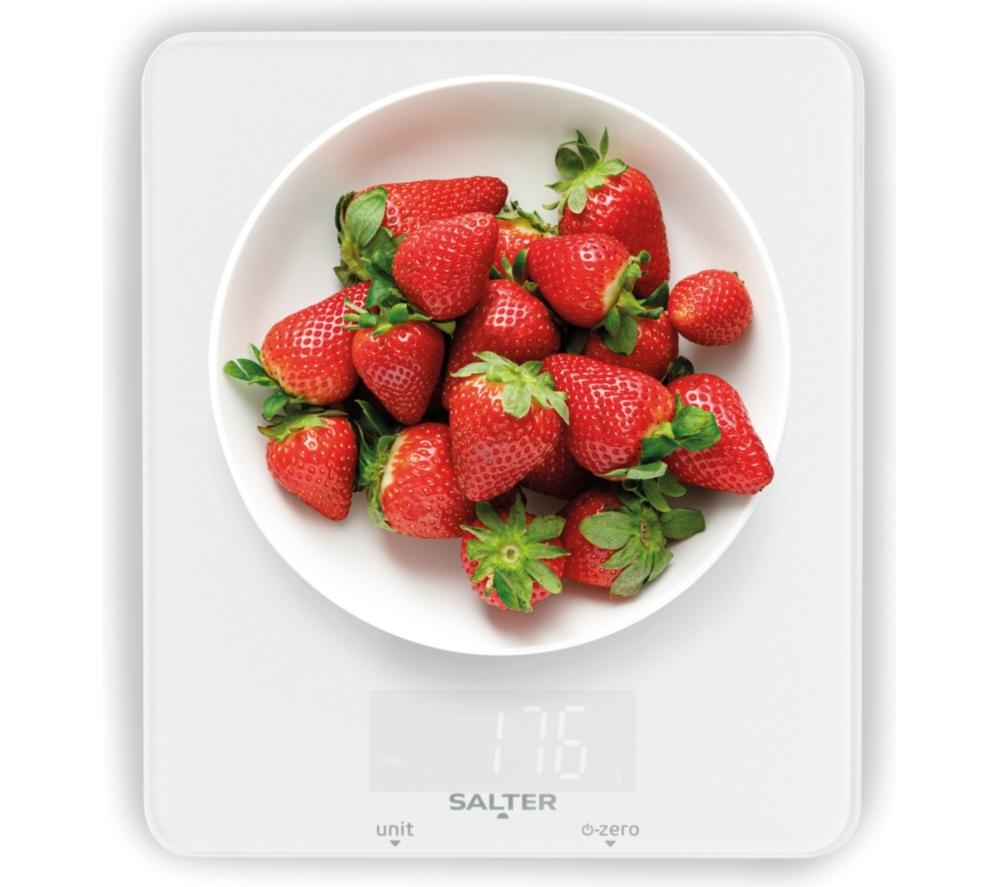 SALTER Boston Electronic Kitchen Scale - White image number 2 of 7