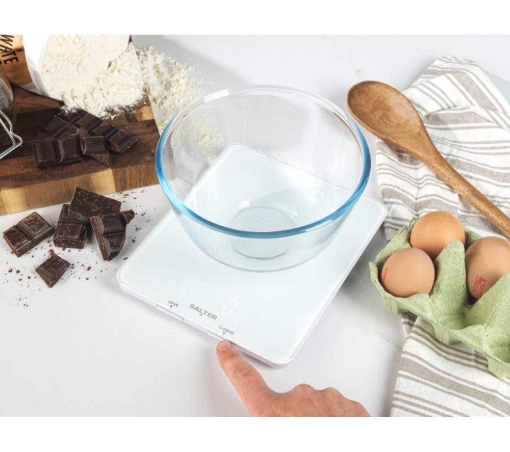 SALTER Boston Electronic Kitchen Scale - White image number 4 of 7