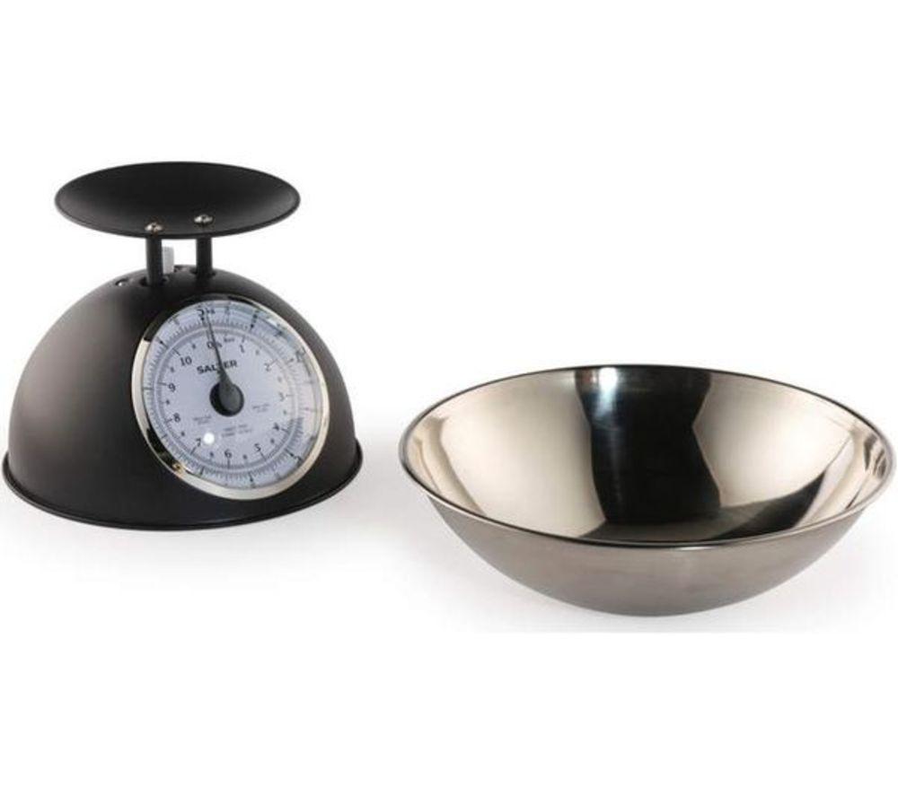 SALTER Timeless Mechanical Kitchen Scale 1L - Black image number 4 of 4