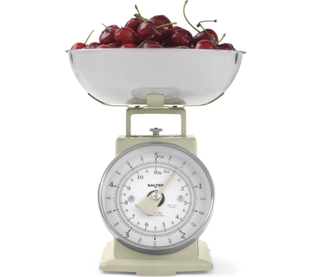 Salter Sa00562cfeu12 Timeless Mechanical Kitchen Scale - Cream, Cream