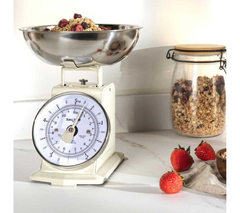 SALTER SA00562CFEU12 Timeless Mechanical Kitchen Scale - Cream image number 6 of 6