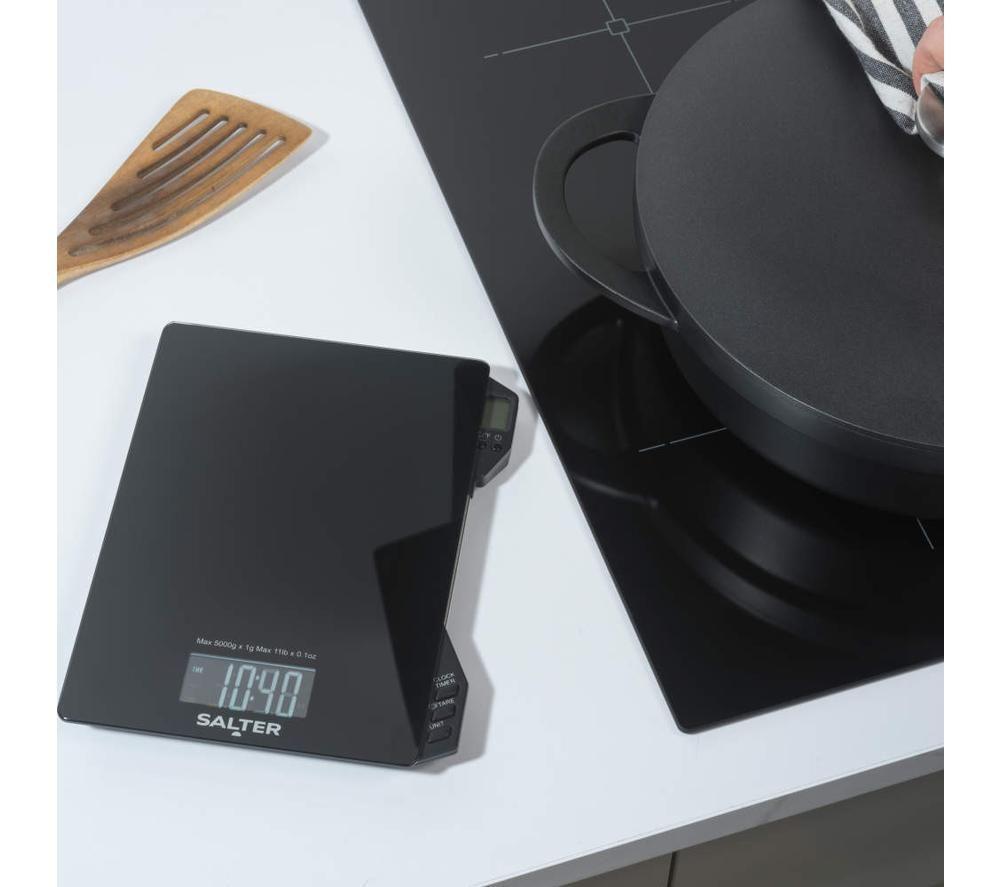 SALTER SA00617FEU12 Electronic Kitchen Scale & Temperature Probe Set - Black image number 3 of 6