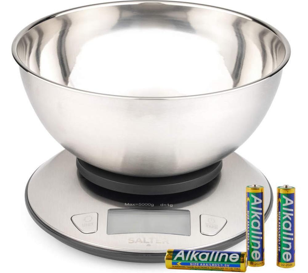SALTER SA00618FEU12 Digital Kitchen Scale - Silver image number 3 of 6