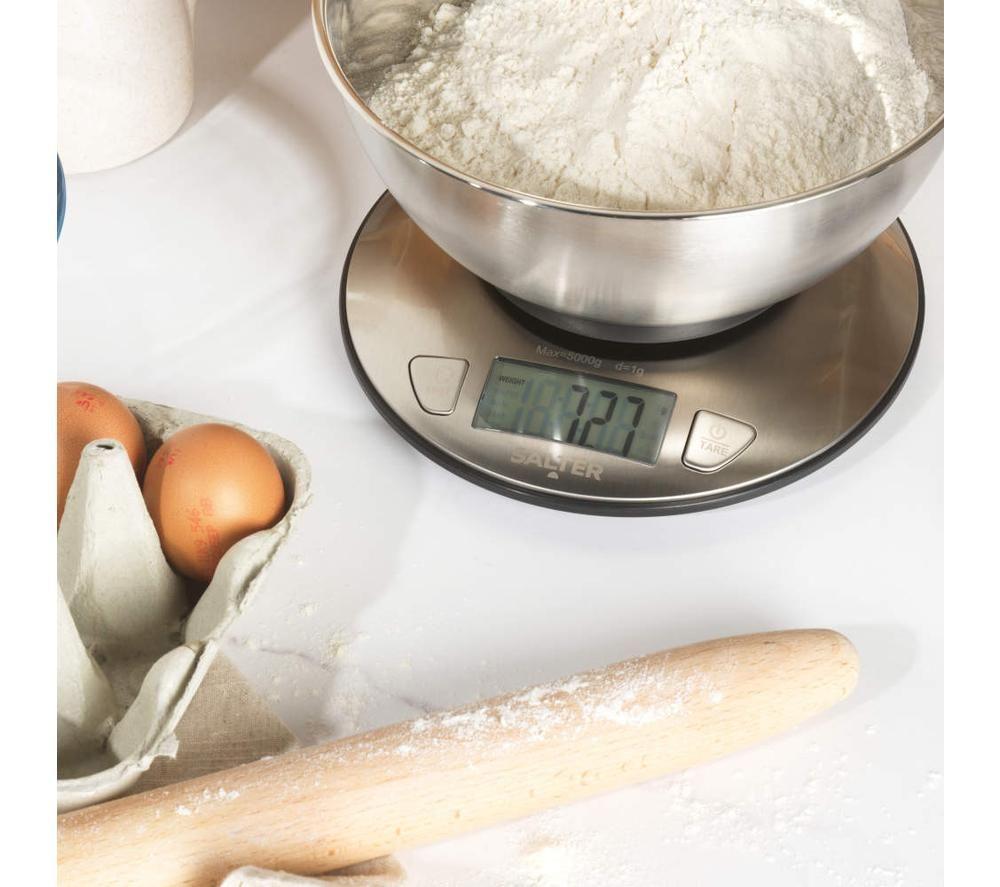 SALTER SA00618FEU12 Digital Kitchen Scale - Silver image number 4 of 6