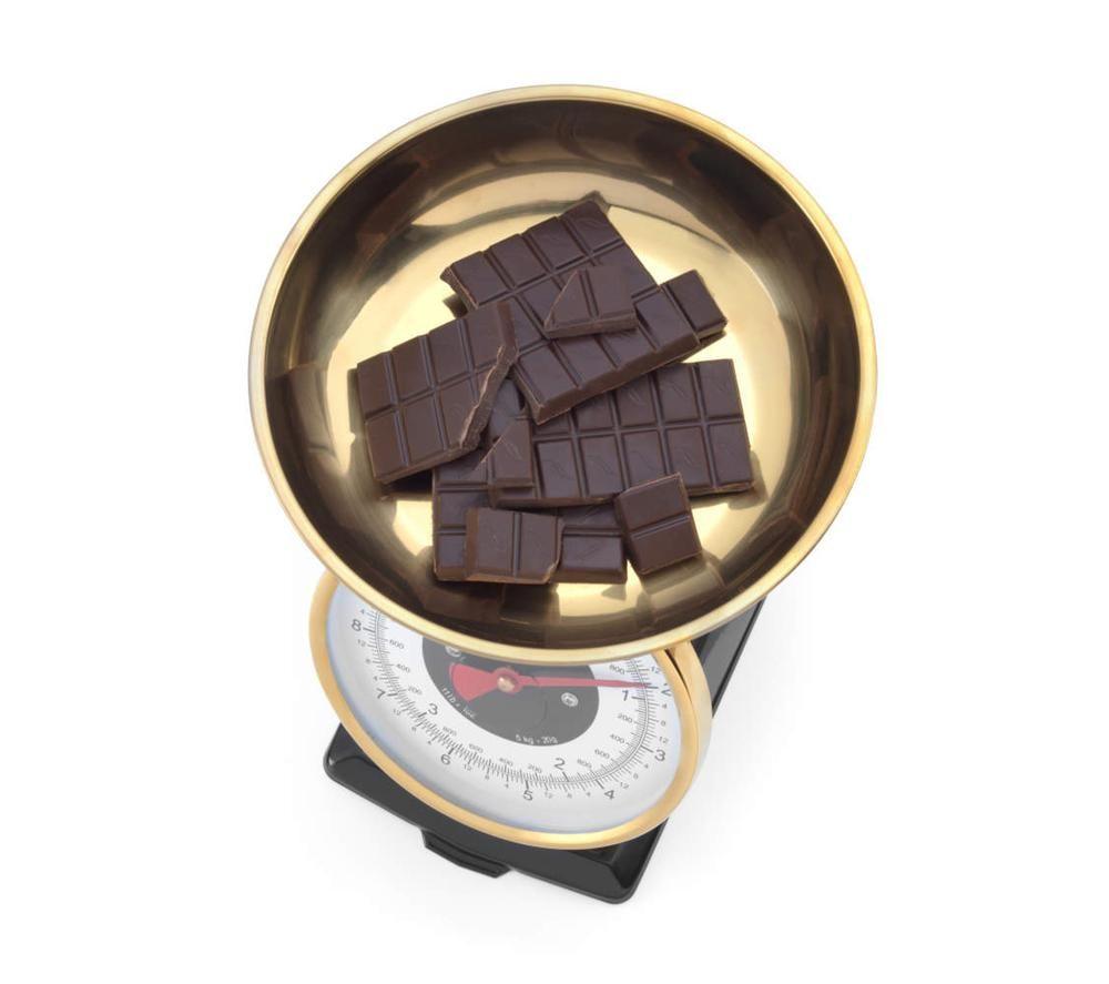 SALTER Timeless Mechanical Kitchen Scale - Gold & Black image number 6 of 6