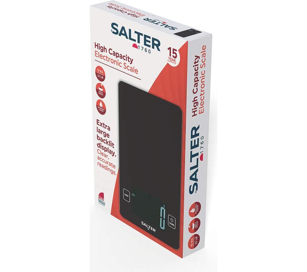 SALTER Electronic Kitchen Scale - Black image number 3 of 7