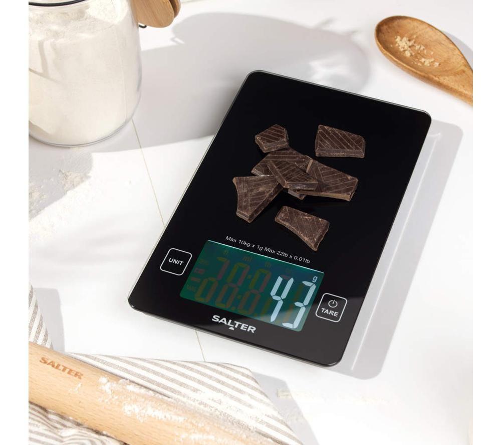 SALTER Electronic Kitchen Scale - Black image number 6 of 7