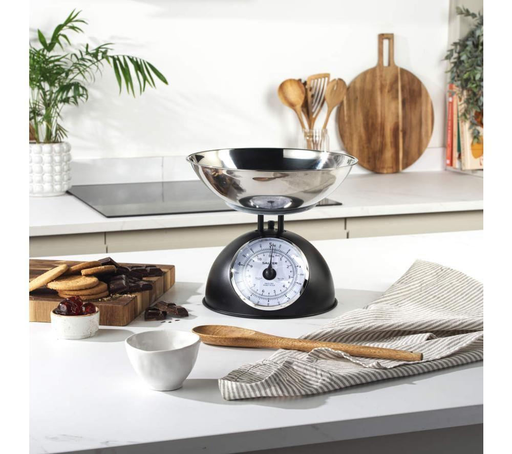 SALTER Timeless Mechanical Kitchen Scale 2L - Black image number 4 of 4