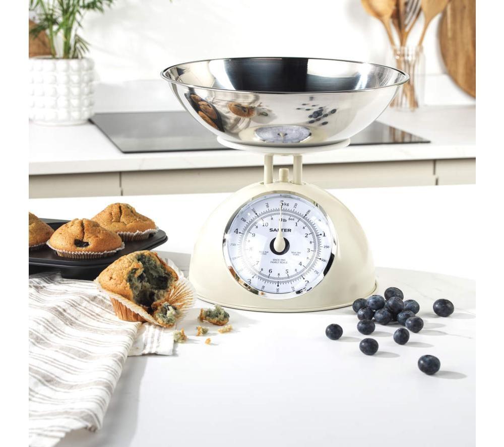 SALTER Timeless Mechanical Kitchen Scale - Cream image number 2 of 4