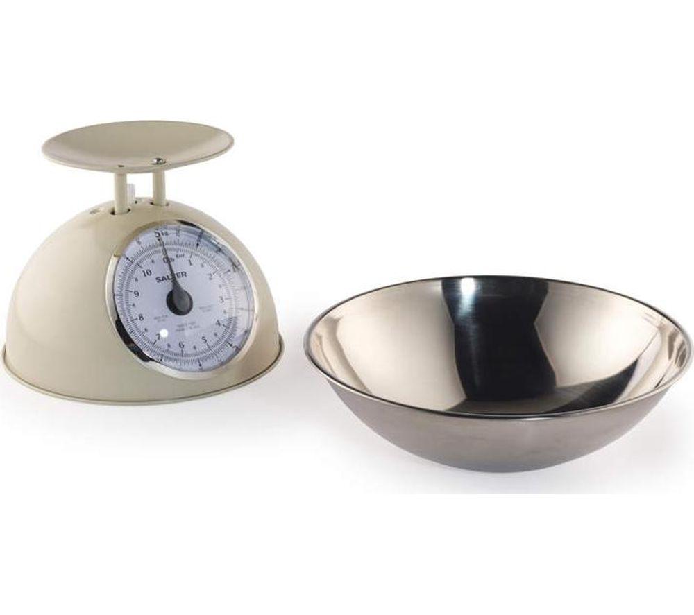 SALTER Timeless Mechanical Kitchen Scale - Cream image number 4 of 4