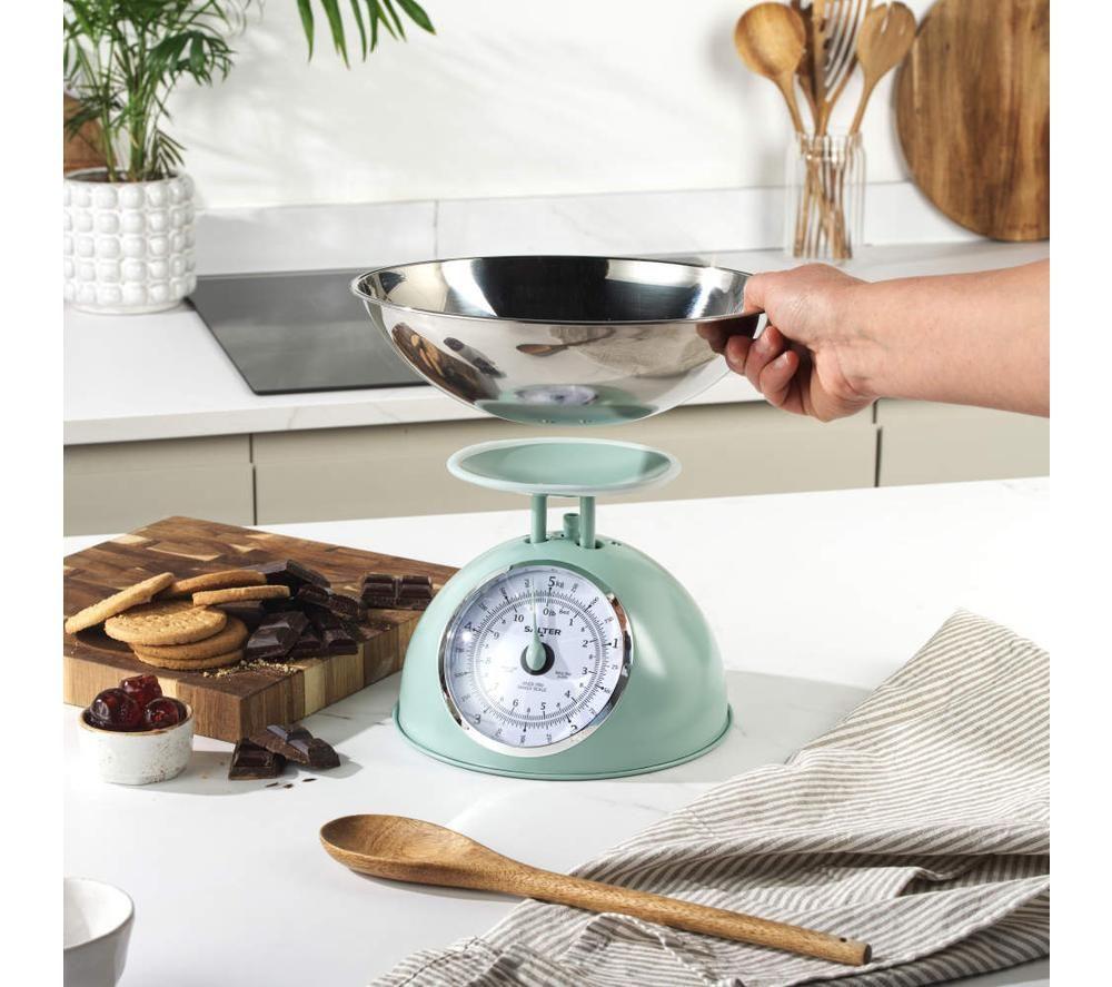 SALTER Timeless Mechanical Kitchen Scale - Green image number 4 of 5
