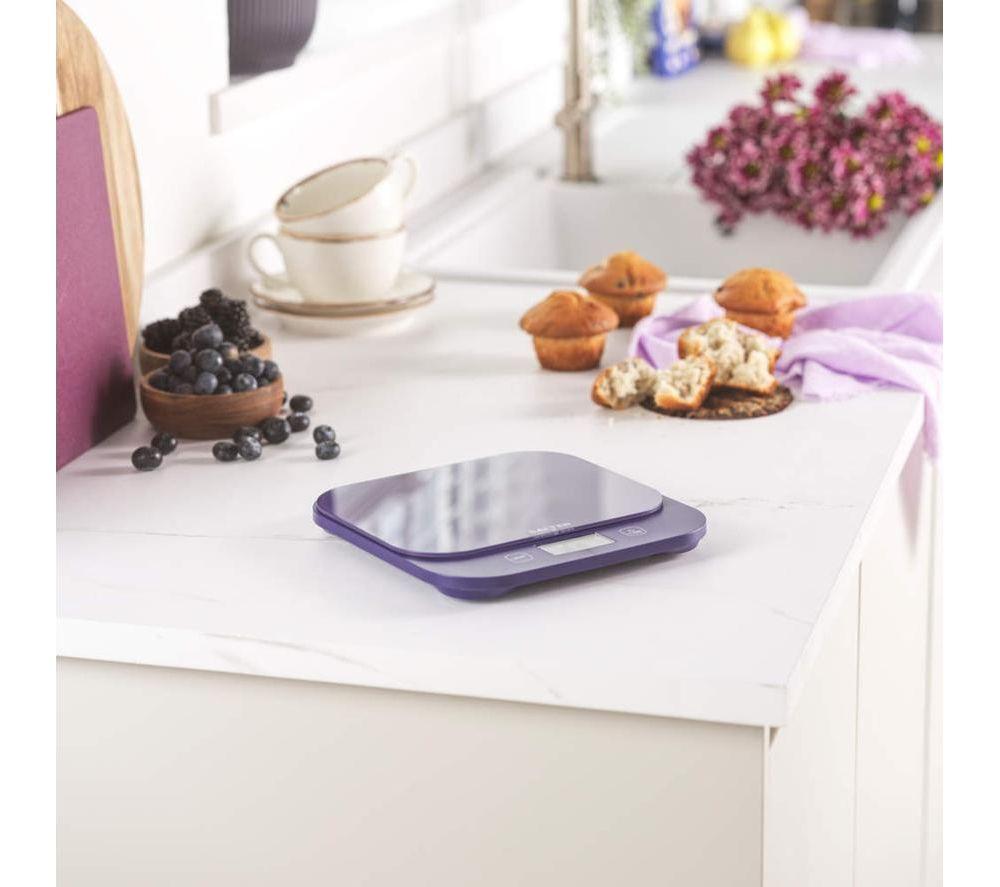 SALTER British Bakes Digital Kitchen Scales - Purple image number 5 of 8