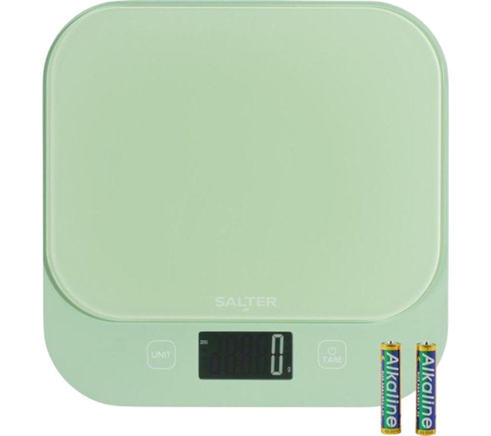Salter British Bakes Digital Kitchen Scales - Green, Green