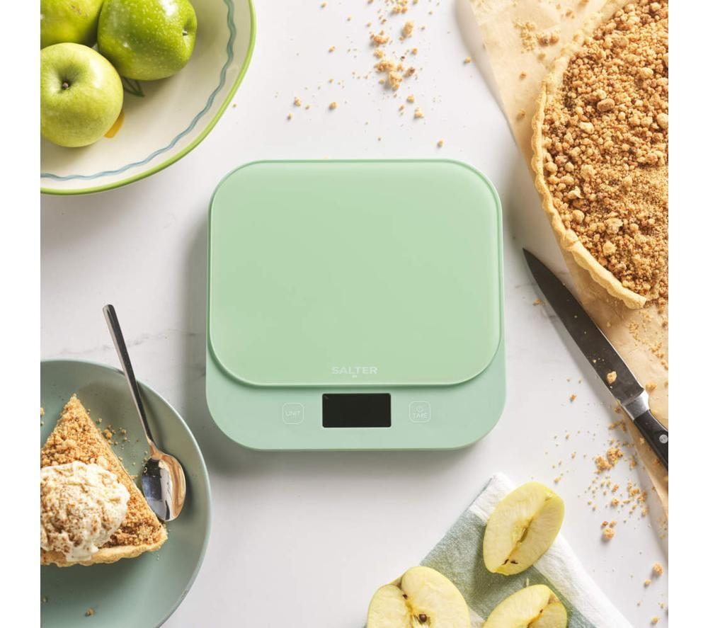 SALTER British Bakes Digital Kitchen Scales - Green image number 3 of 6