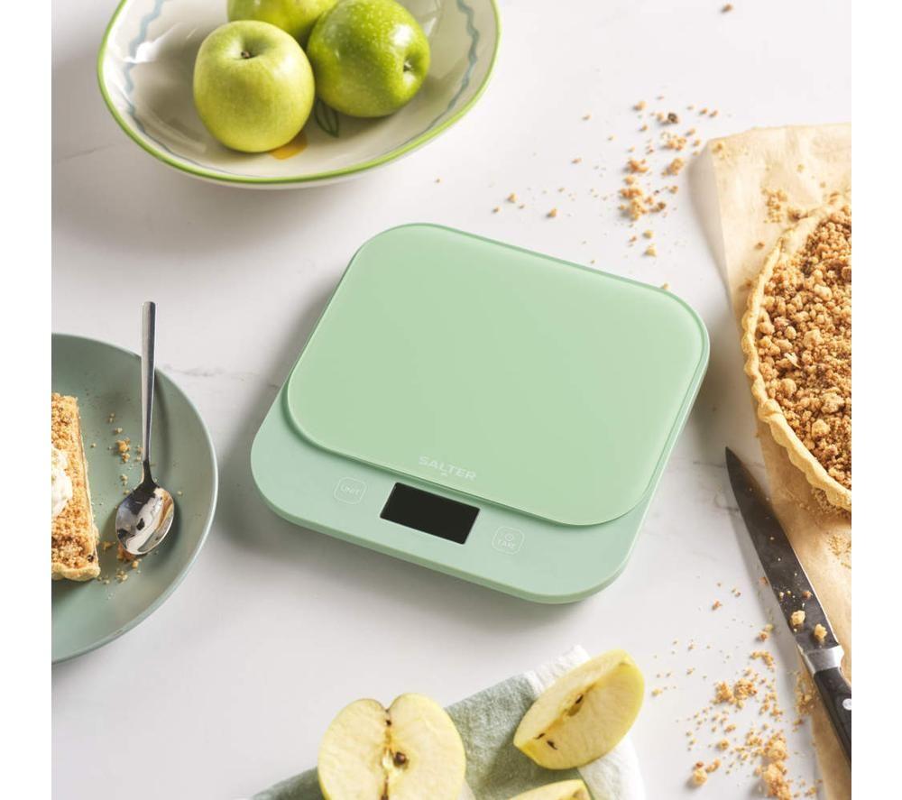 SALTER British Bakes Digital Kitchen Scales - Green image number 4 of 6