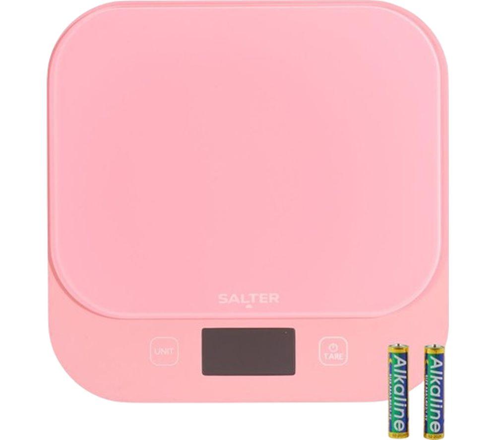 Salter British Bakes Digital Kitchen Scales - Pink, Pink