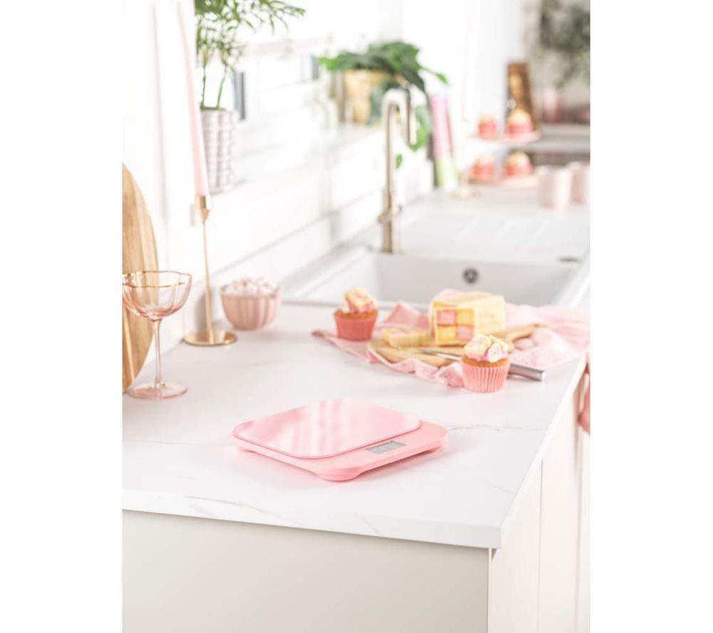 SALTER British Bakes Digital Kitchen Scales - Pink image number 5 of 6
